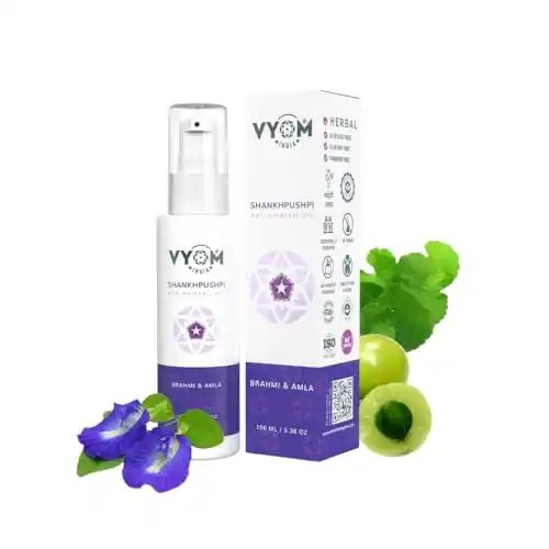 Image from CouponClip {Deals & Offers}: Vyom India Anti Hairfall Oil for Women & Men, Shakhpushpi Hairfall Con...