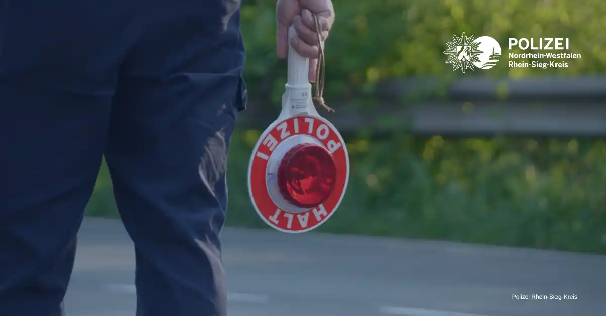Image from Polizei NRW Rhein-Sieg-Kreis: Wir hoffen, Sie sind gut in die kurze Woche gestartet.  Wir haben dies...