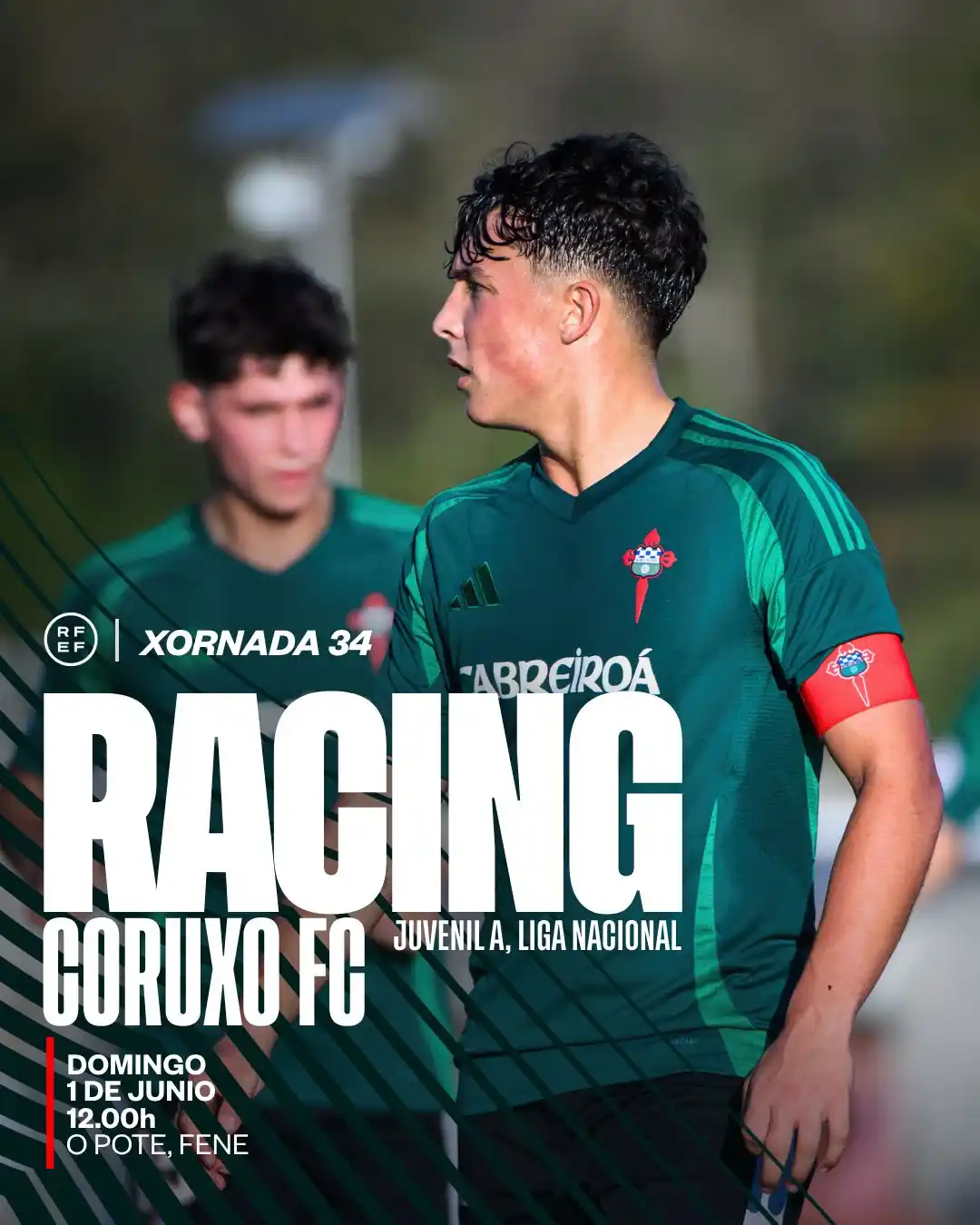 Image from Racing Club Ferrol: CANTEIRA | Non perdas este domingo o peche da tempada do noso Xuvenil ...
