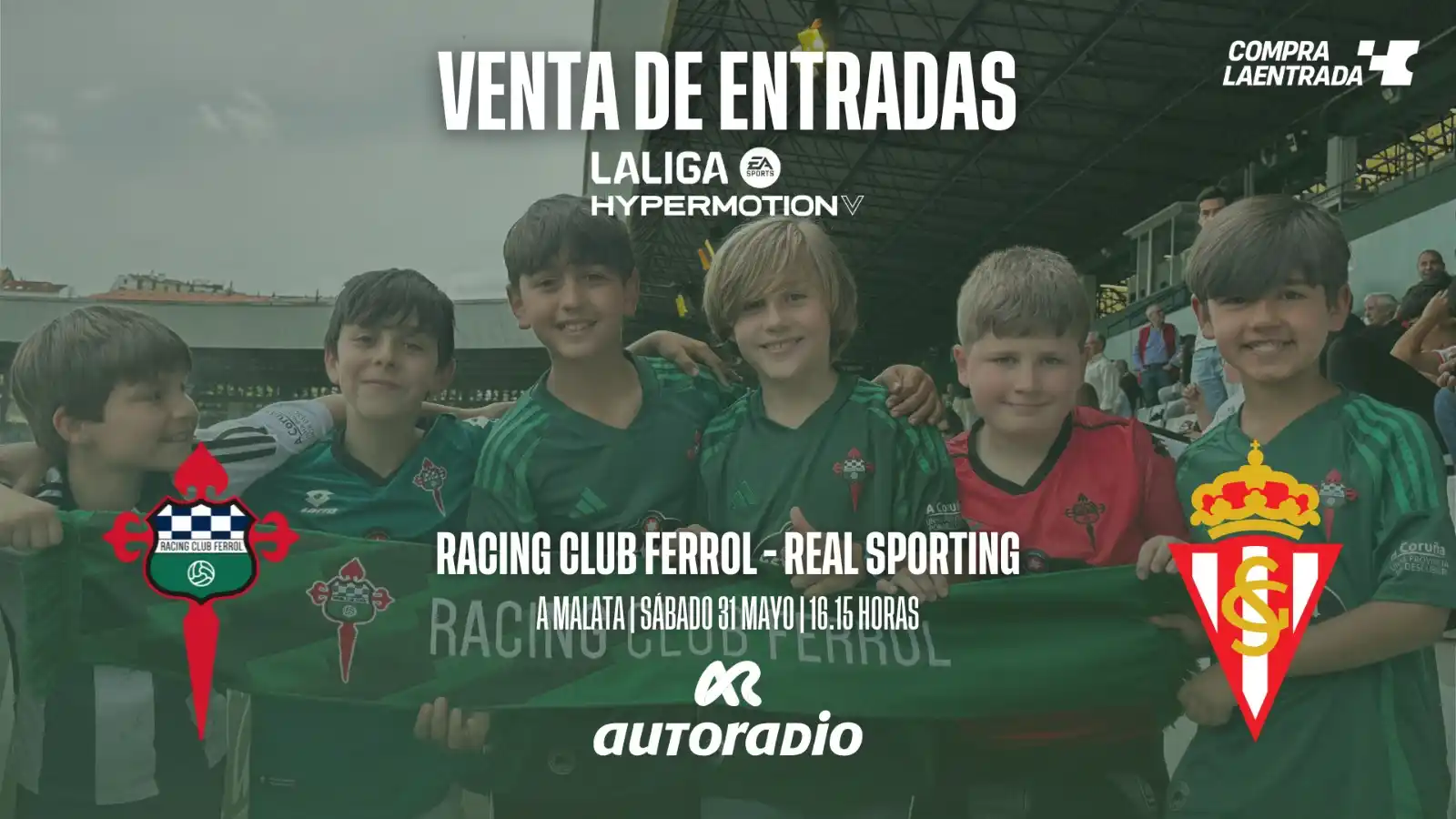 Image from Racing Club Ferrol: 🎟 ENTRADAS | Abrimos la venta de entradas para el último partido de l...