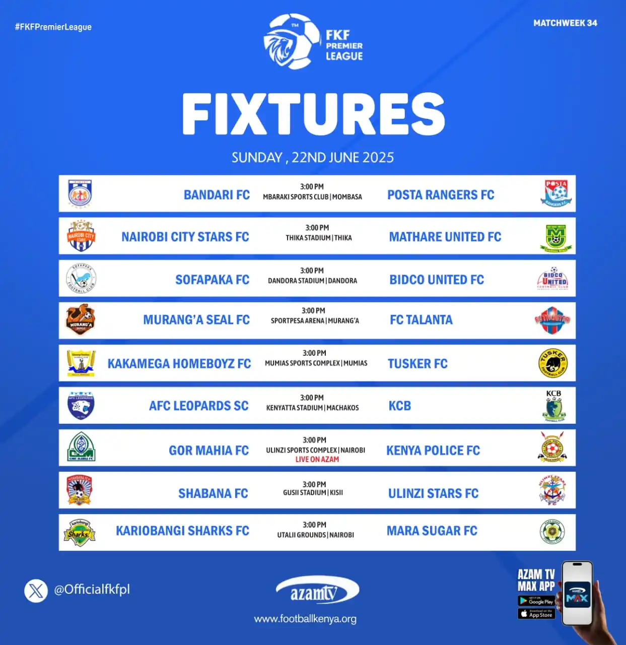 Football Kenya Federation post