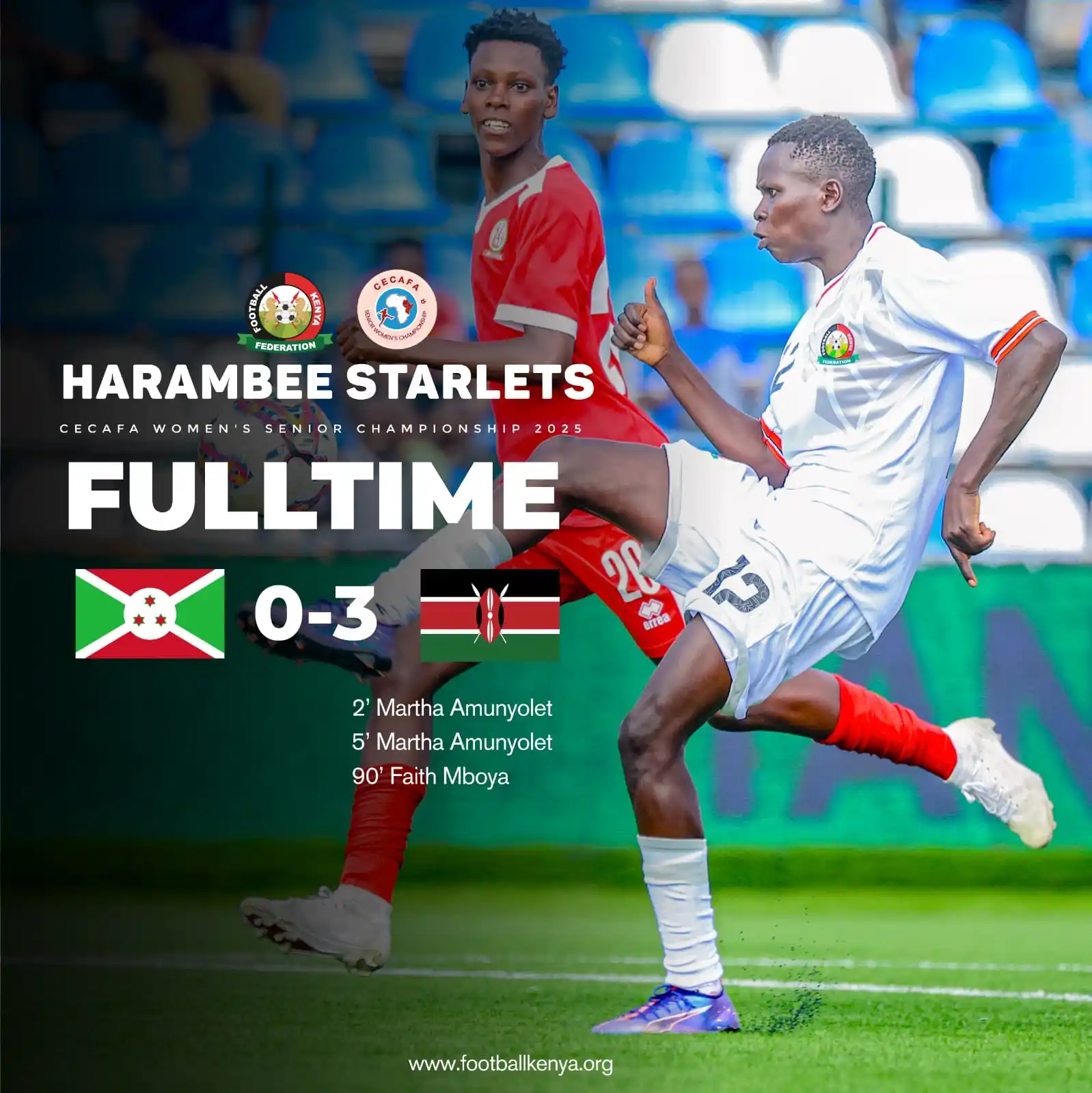 Image from Football Kenya Federation: FT 🇧🇮 0-3 🇰🇪 <a class="text-blue-500 hover:underline cursor-poin...