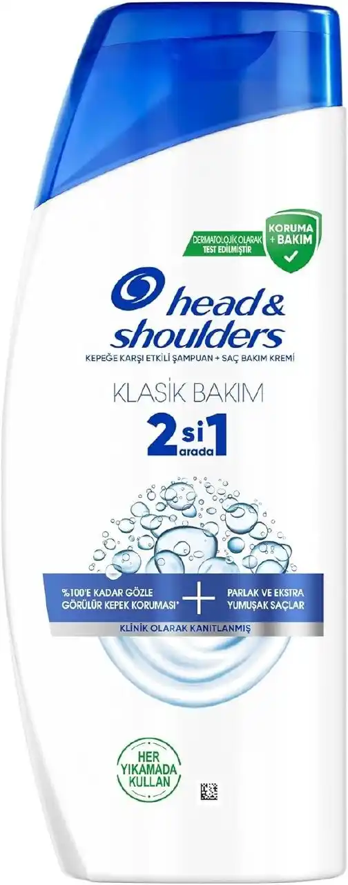 Image from ÖZEL FIRSATLAR - İndirim Kanalı: *Head & Shoulders Klasik Bakım 2'si 1 Arada Kepeğe Karşı Etkili Şampua...