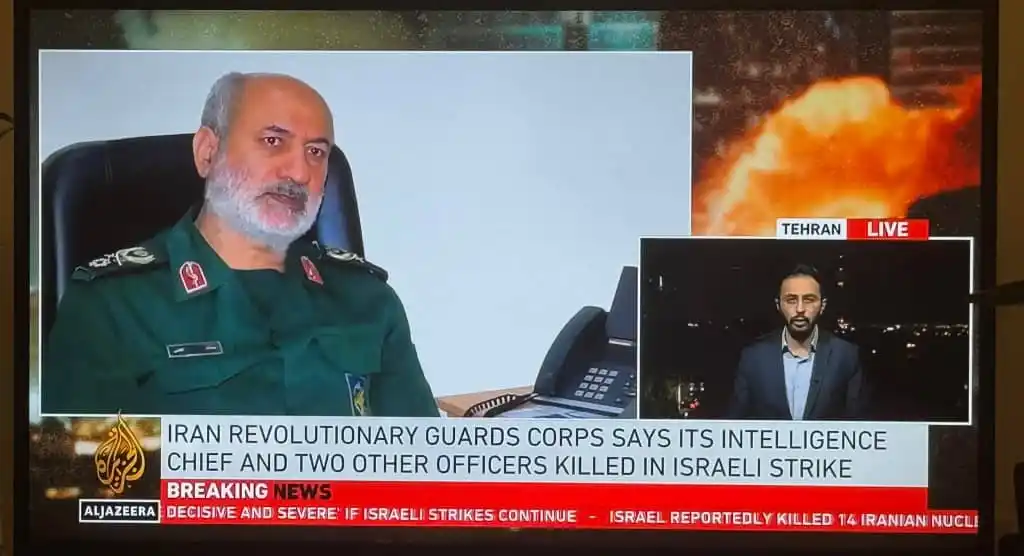 Image from Zim Current Affairs: *Head Of Iran's Intelligence Killed By Israel*  *Israel And Iran Resum...