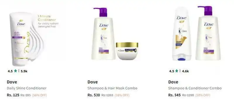 Image from Offer E Shop: Myntra Loot : Upto 90% Off On Branded Beauty Products.   Dove : https:...