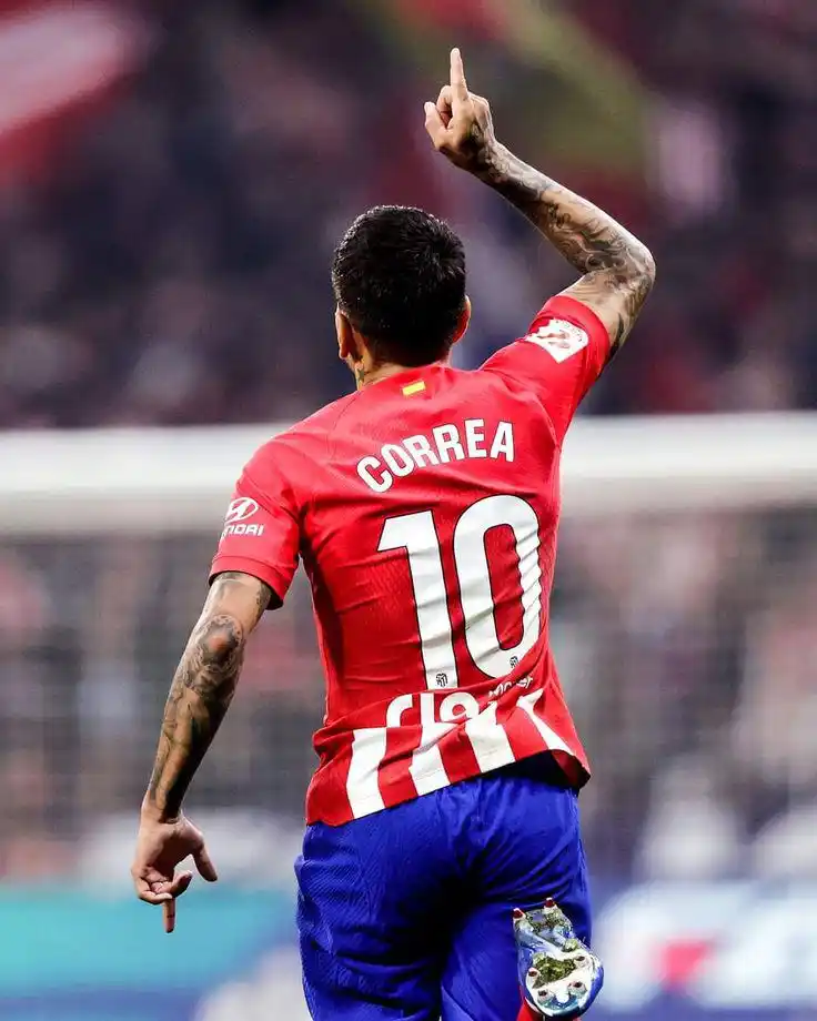 Image from Diário de torcedor: O atacante Ángel Correa, do Atlético de Madrid, é o novo reforço do Ti...