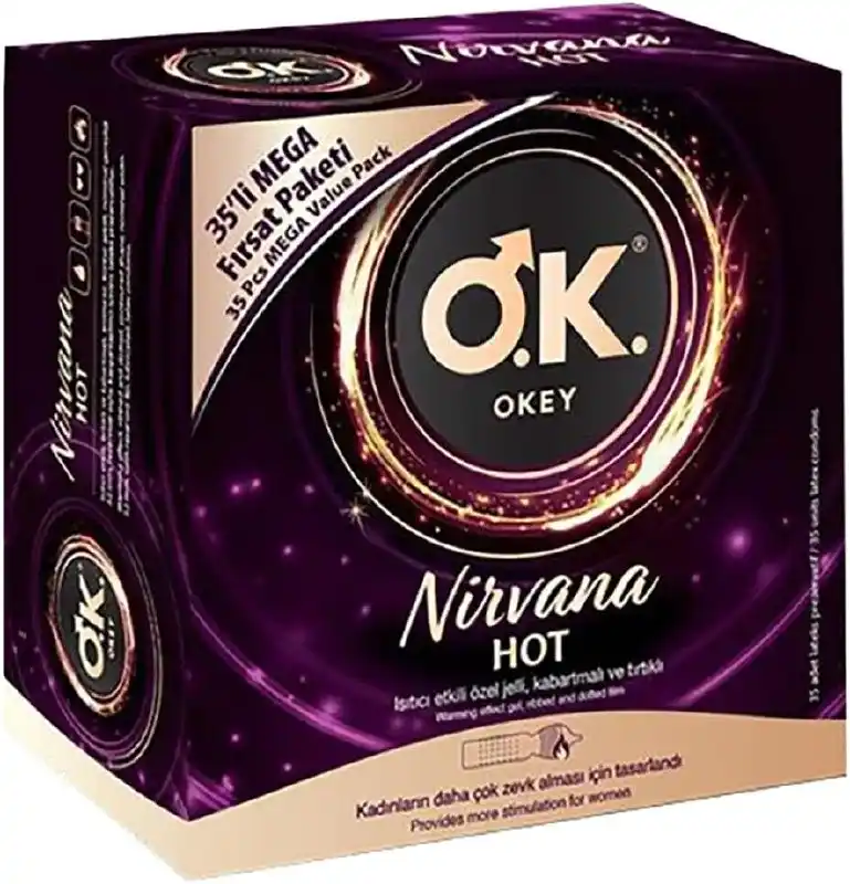 Image from ÖZEL FIRSATLAR - İndirim Kanalı: *Okey Nirvana Hot 35 'li Prezervatif*  *🏷️ 256 TL*  *https://www.amaz...