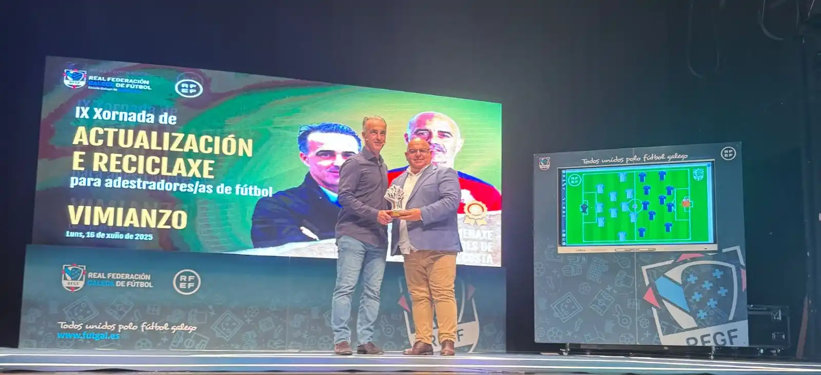 Image from Racing Club Ferrol: 📰 Pablo López foi un dos protagonistas da IX Xornada de Actualización...