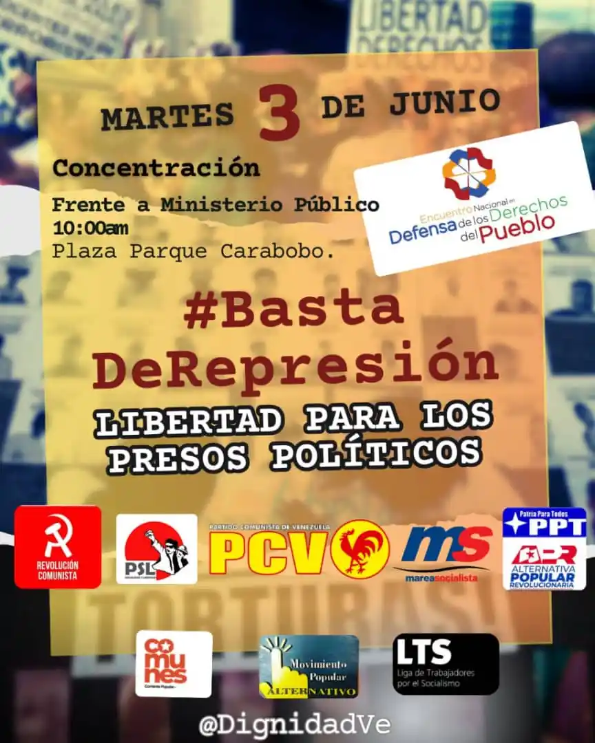 Image from Partido Comunista de Venezuela: 📣Piquete *<a class="text-blue-500 hover:underline cursor-pointer" hre...
