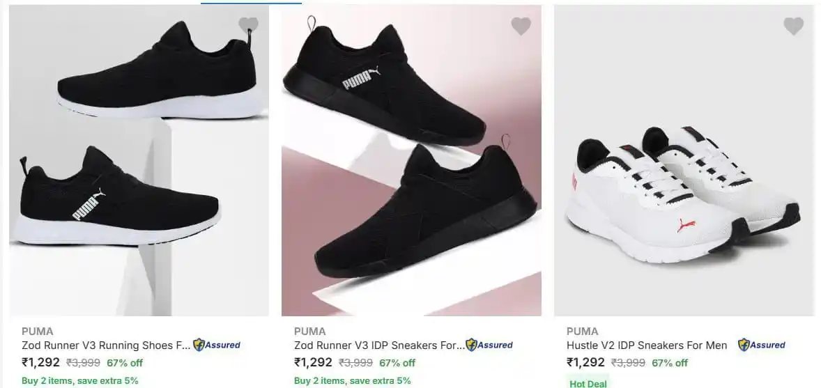 Image from Offer E Shop: Puma Shoes Starts upto 67% Off https://fkrt.co/kIpSJ2 Reebok : https...