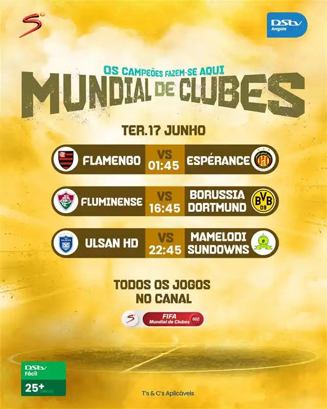 Image from DStv Angola: Será que hoje também cai uma chuva de golos?? 😁  No primeiro jogo do ...