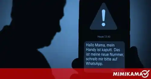 Image from Mimikama Faktenchecks: Warnung: der „Hallo Mama“-Betrug nimmt wieder zu! https://www.mimikama...