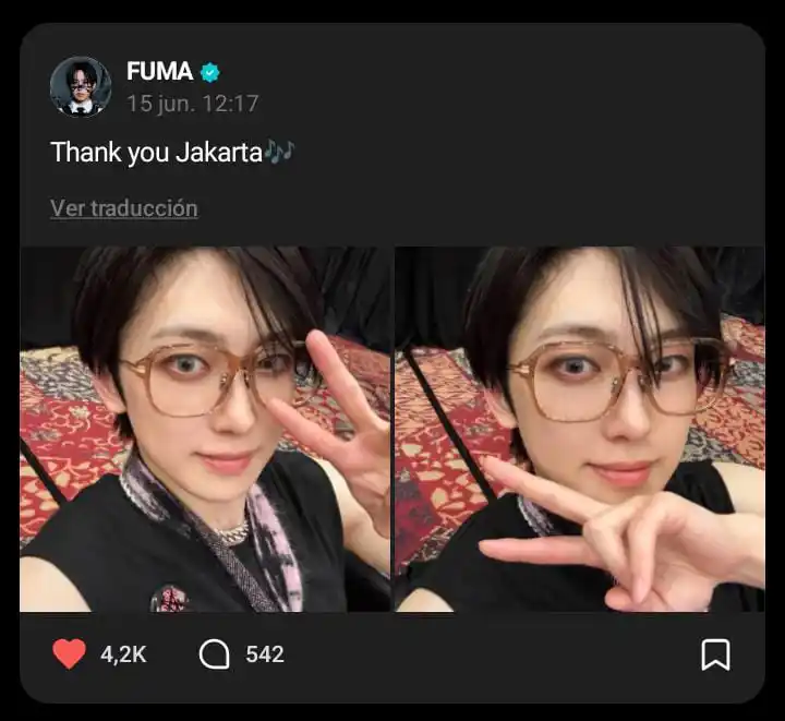 Image from TAKI TAKI RUMBA | 𐙚 &TEAM INFO: 🌟 *🎮* | *WEVERSE* `# FUMA` [25/06/15]  🎮: Gracias Jakarta🎶  * http...