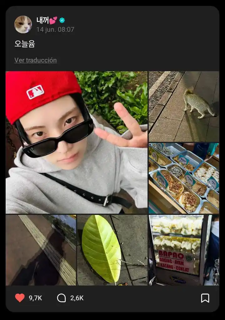 Image from TAKI TAKI RUMBA | 𐙚 &TEAM INFO: 🌟 *🦈* | *WEVERSE* `# YUMA` [25/06/14]  🦈: El Yum de hoy  * https://...