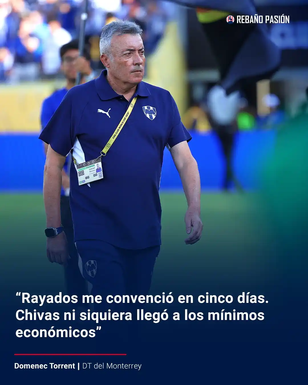 Image from Rebaño Pasión: ¡Y qué bueno! 😂 Por esta razón Doménec Torrent, no llegó a Chivas. La...