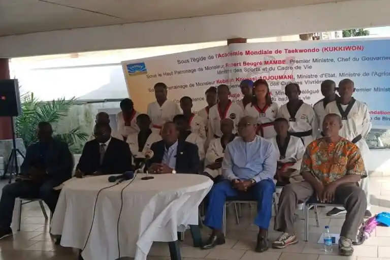 Image from Agence Ivoirienne de Presse: Abidjan devient le siège du Taekwondo en Afrique de l’Ouest Lire la ...