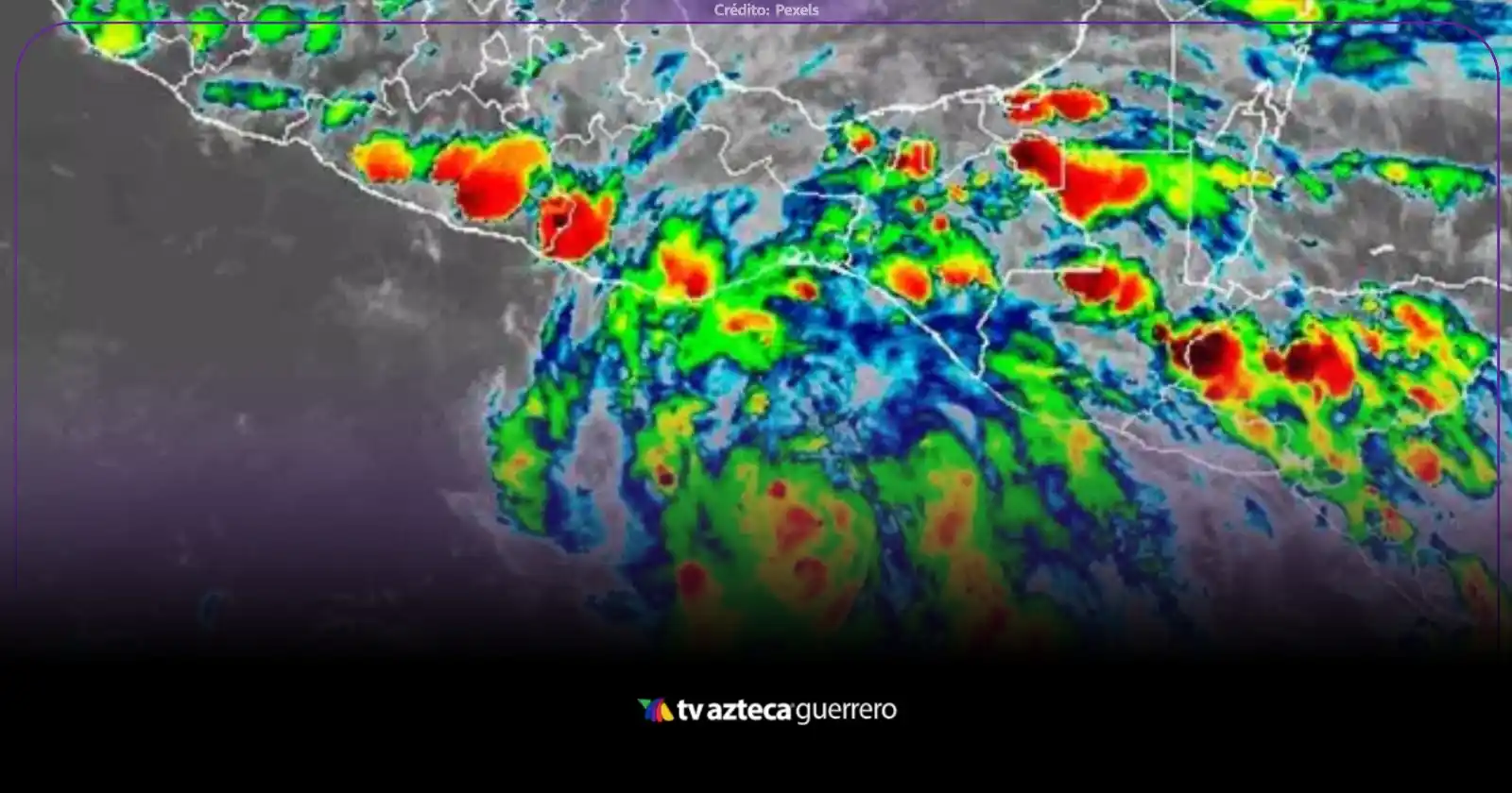 Image from TV Azteca Guerrero: ¡Atención guerrerenses! 🗣️ 🔴 Esta es la evolución y trayectoria en v...