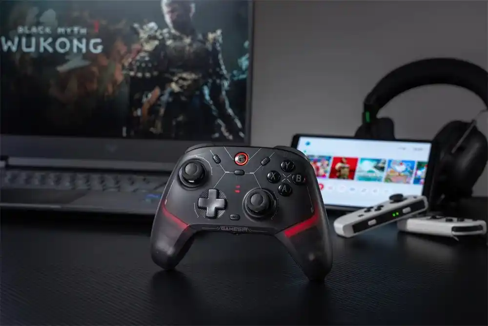 Image from GPCR Promo - Hardware e Tecnologia: 🔥Controle Sem Fio Gamesir Cyclone 2 Hall Effect Giroscópio RGB Softwa...