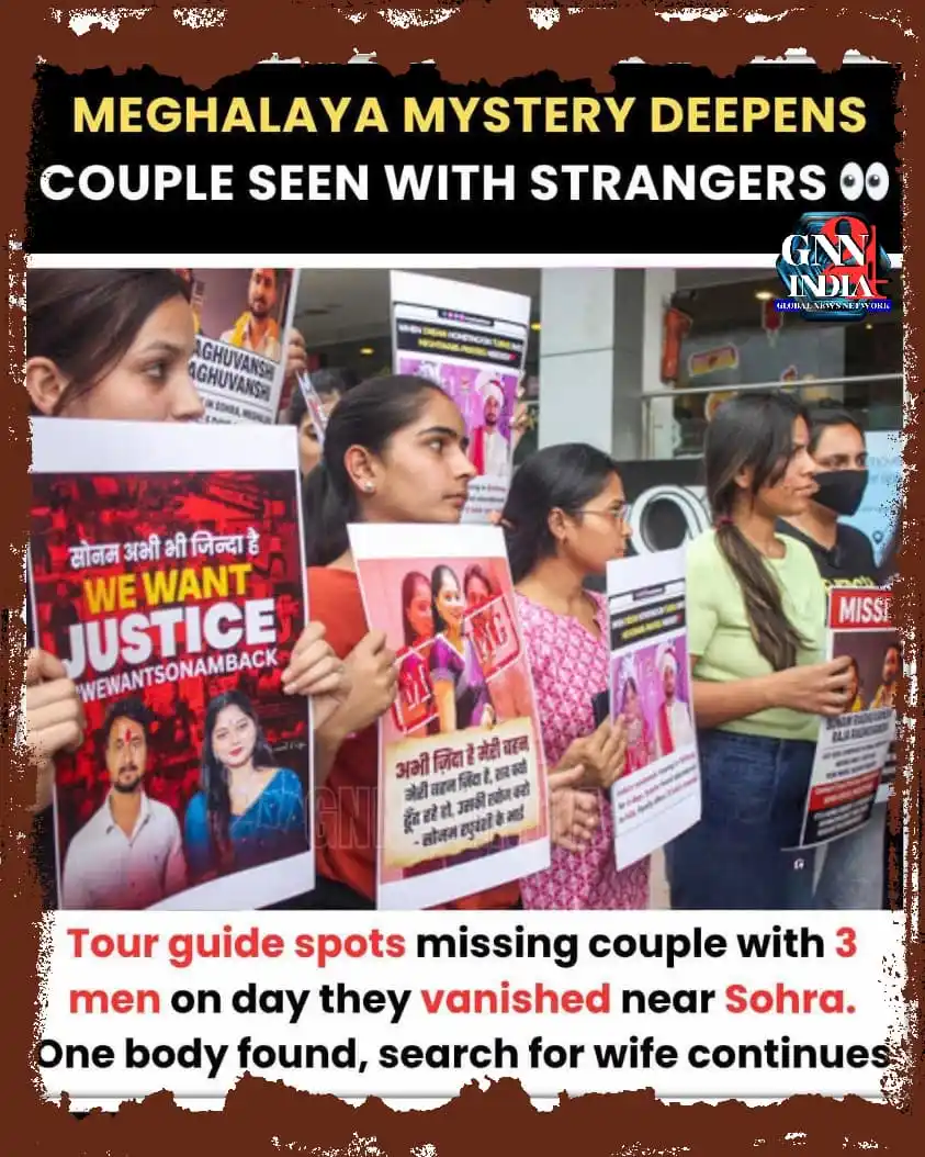 Image from Gnn24india: Couple’s Meghalaya Trek Turns Tragic – Only One Found, The Other Still...