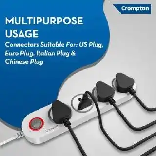 Image from Shop My Deals ( Best Online Shopping Deals, Offers Discount Site: *🔥🔥Crompton Powerbox Alpha WX 4 Socket Extension Boards (Grey, Whit...