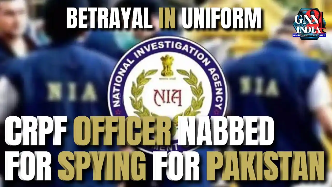 Image from Gnn24india: CRPF officer Moti Ram Jat arrested by NIA for spying for Pakistan! Sin...