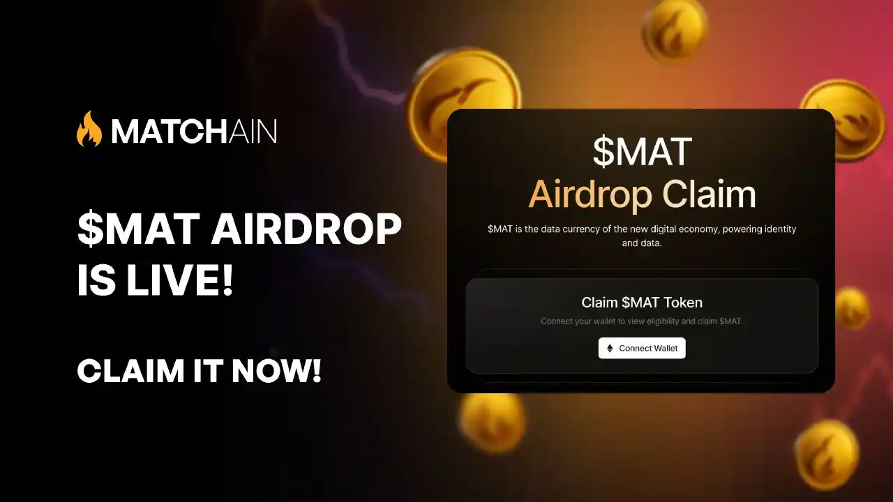 Image from 𝐋𝐞𝐚𝐫𝐧 𝐰𝐢𝐭𝐡 𝐍𝐚𝐝𝐞𝐞𝐦 𝐑𝐢𝐚𝐳: 🚨 $MAT Airdrop Claim Is Now Live!  If you submitted your wallet, your...