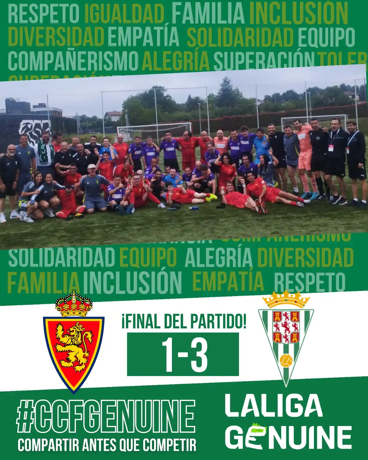 Image from Fundación Córdoba CF: 📢 ¡Final del partido! Real Zaragoza 1️⃣•3️⃣ <a class="text-blue-500 h...