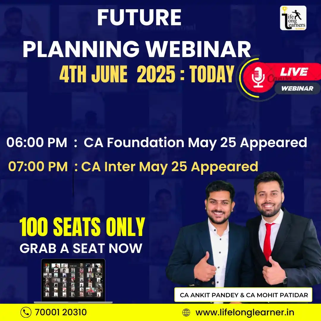 CA Mohit Patidar : Life Long Learners post