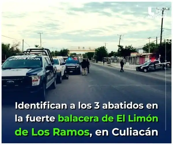 Image from Luz Noticias: 🚨Identifican a los tres abatidos en balacera en El Limón de Los Ramos...