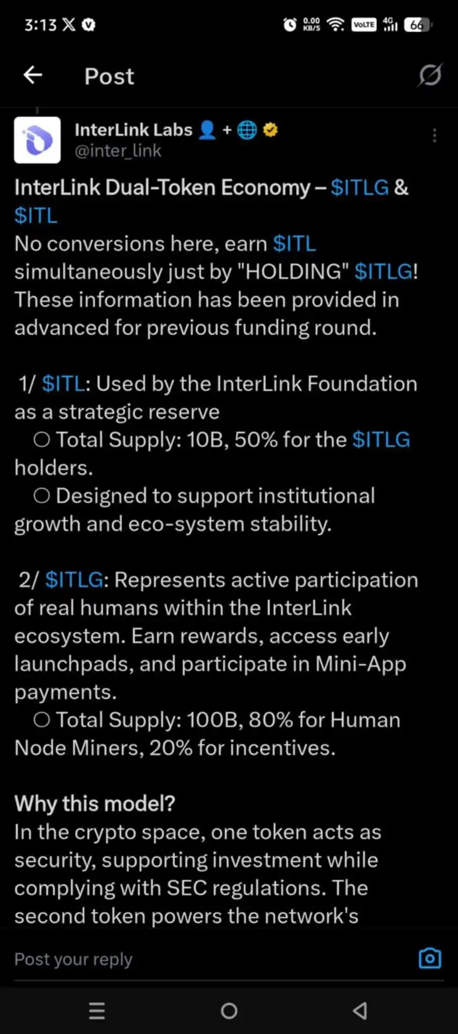 Image from 𝐋𝐞𝐚𝐫𝐧 𝐰𝐢𝐭𝐡 𝐍𝐚𝐝𝐞𝐞𝐦 𝐑𝐢𝐚𝐳: 🔥Interlink Network 🔥  Update👌, InterLink Dual-Token Economy 🌐  Int...
