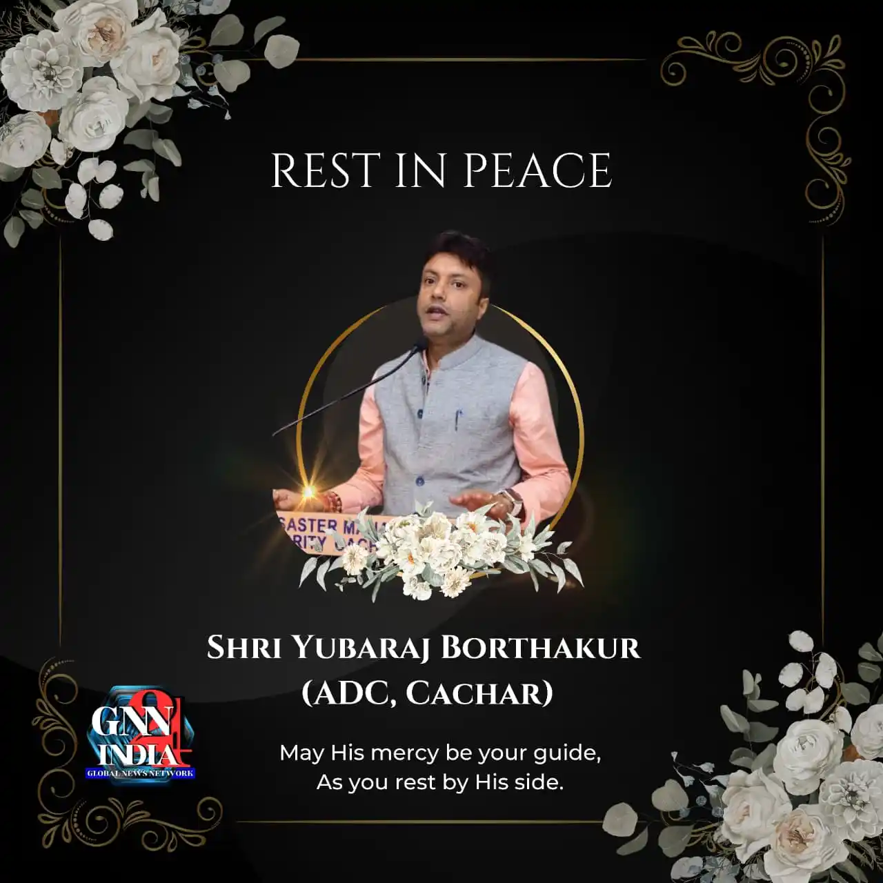 Image from Gnn24india: It is with profound sorrow that I share my condolences on the passing ...