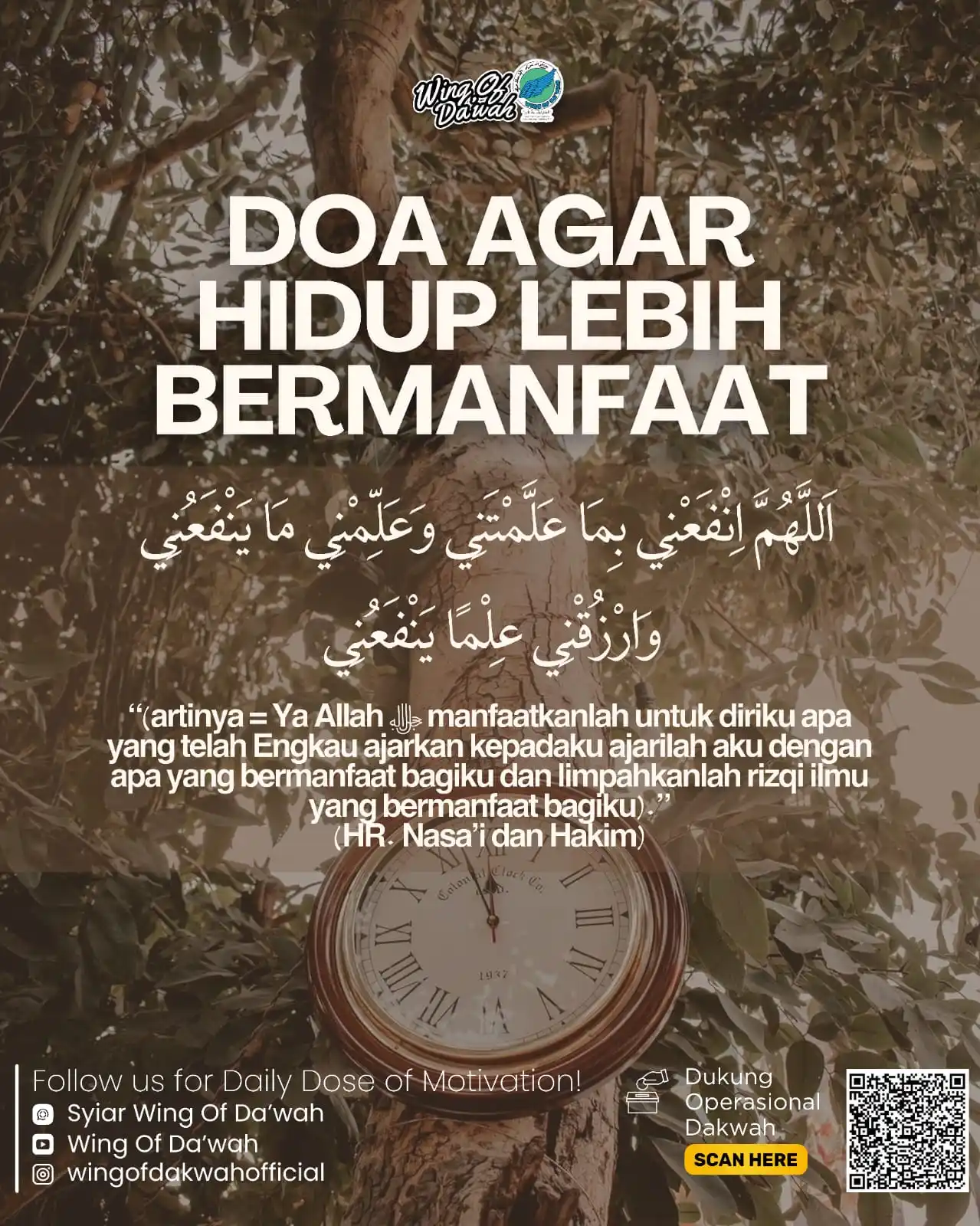 Image from Syiar Wing Of Da'wah 🪽: Kesimpulan dari hadits ini bahwa ilmu itu ada dua, ada ilmu yang berma...