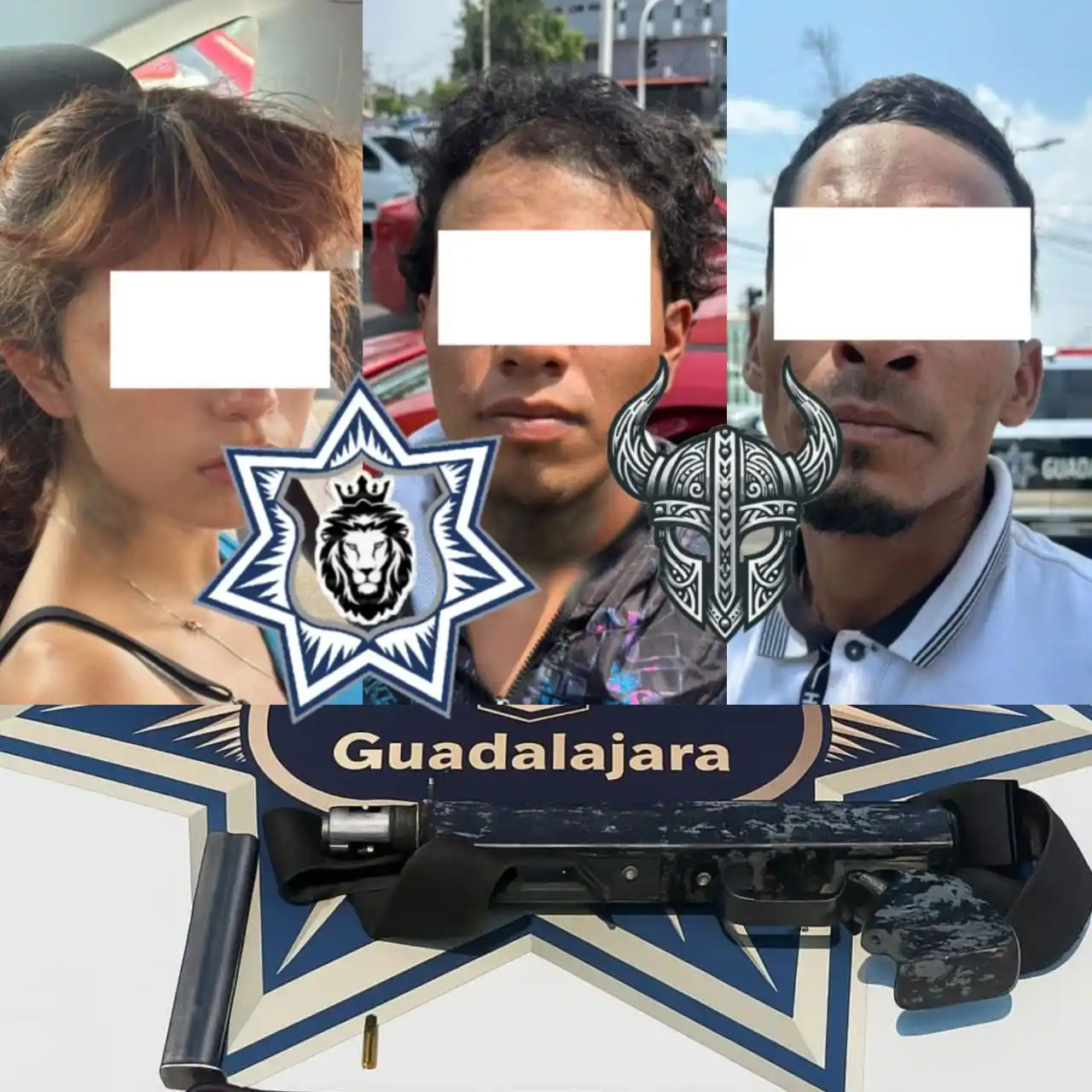 Image from N+ 👑 Fumanchu.Com⚜️: 🚔👮🚔👮 La Policía de Guadalajara detuvo a tres personas que fue...
