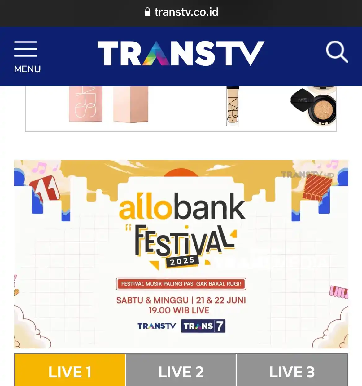 Image from 𝑍𝐴𝑌𝑌𝐴𝑁 𝑆𝑃𝑂𝑇𝐿𝐼𝐺𝐻𝑇🐣: Link nonton allobank via posel  transtv.co.id  Tolong di sebar luaskan...