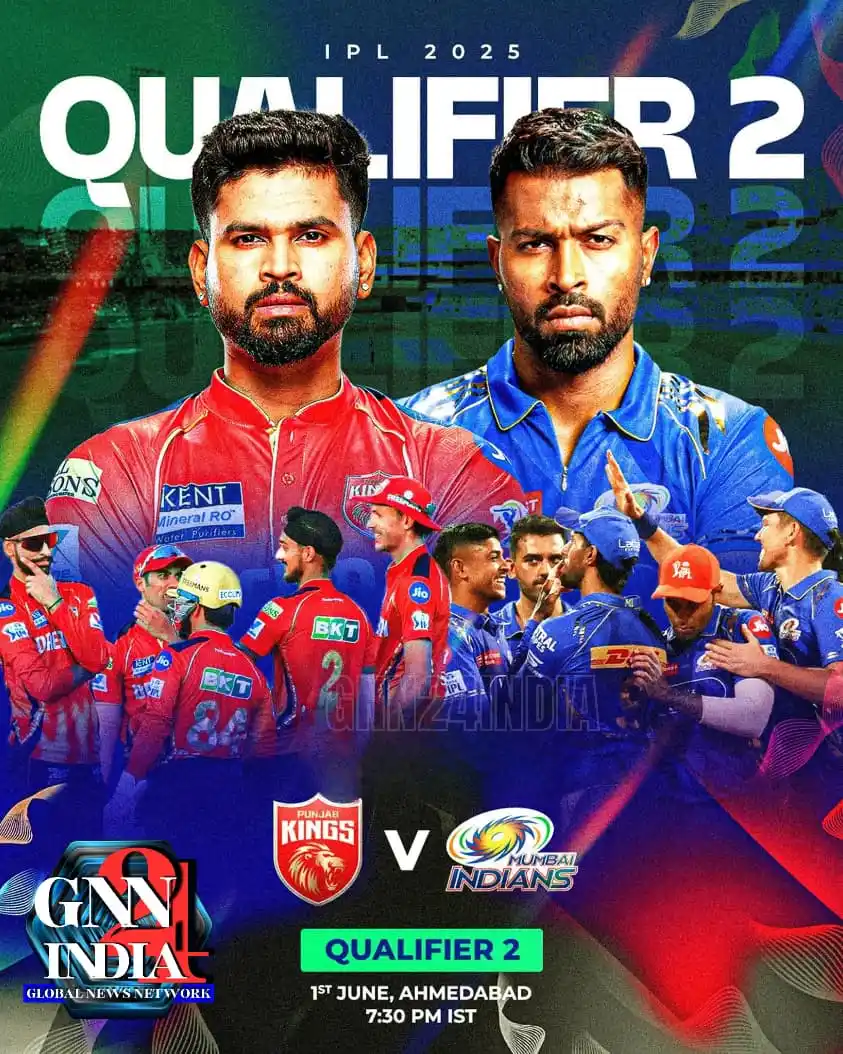 Image from Gnn24india: ❤️💙 Mumbai Indians vs Punjab Kings — COLLISION COURSE! The stakes cou...