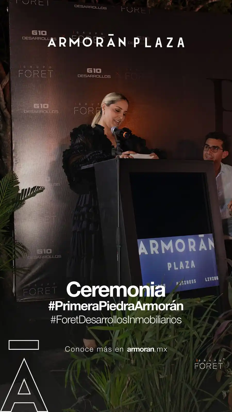 Image from GRUPO FORET: Nuestra ceremonia de Primera Piedra de Armorán Plaza celebrada el día ...
