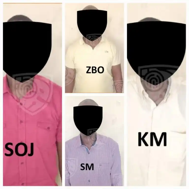 Image from Agence Ivoirienne de Presse: Quatre personnes ont été interpellées par la Plateforme de lutte contr...
