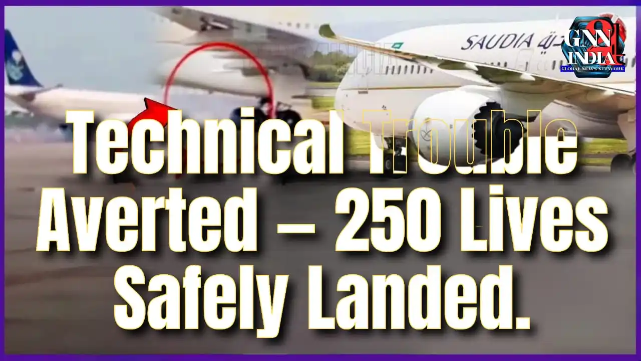 Image from Gnn24india: Saudi Airlines Flight Carrying 250 Haj Pilgrims Makes Emergency Landin...
