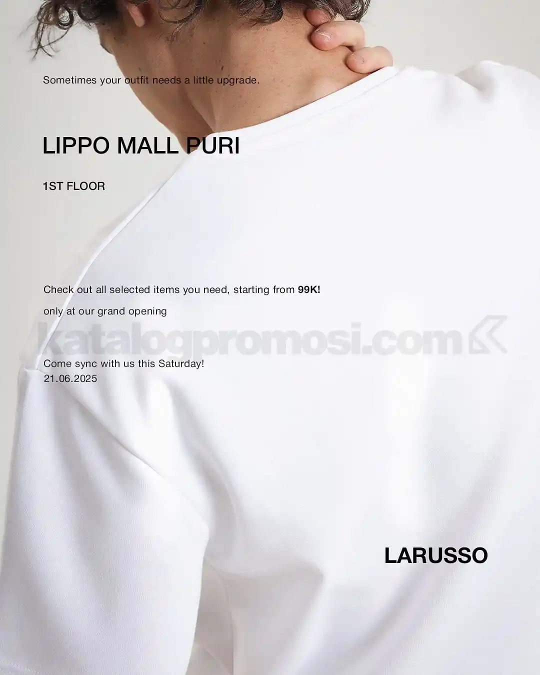 Image from KATALOGPROMOSI: Style on point, harga ramah di kantong! 🔥 Promo Larusso Store Grand O...