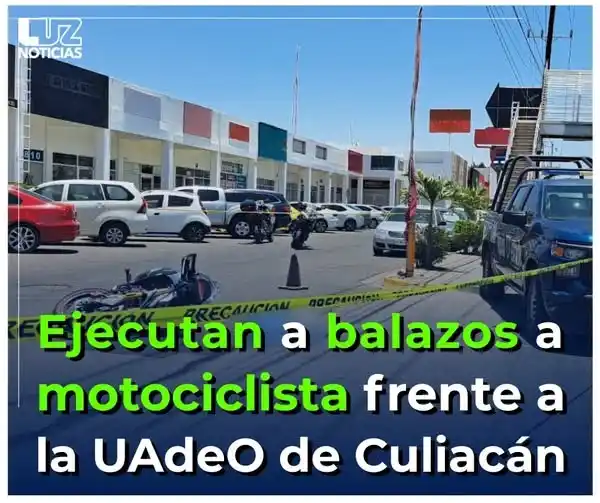 Image from Luz Noticias: 🚨 Sujetos *ejecutan a balazos a un motociclista en una plaza* comerci...