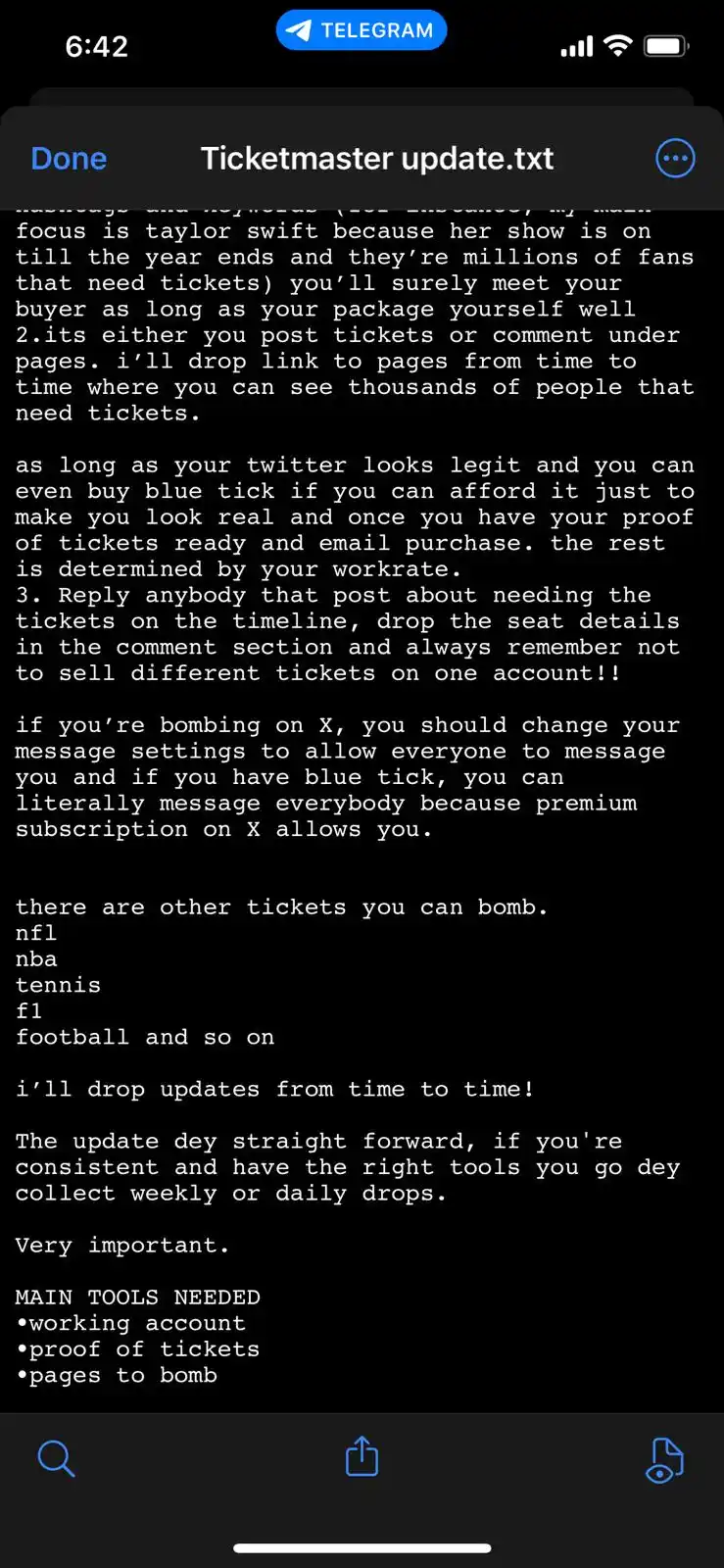Image from STREETUPDATE247 : Ticketmaster Update tutorial 🕷️🏴☠️ For more life changing informat...