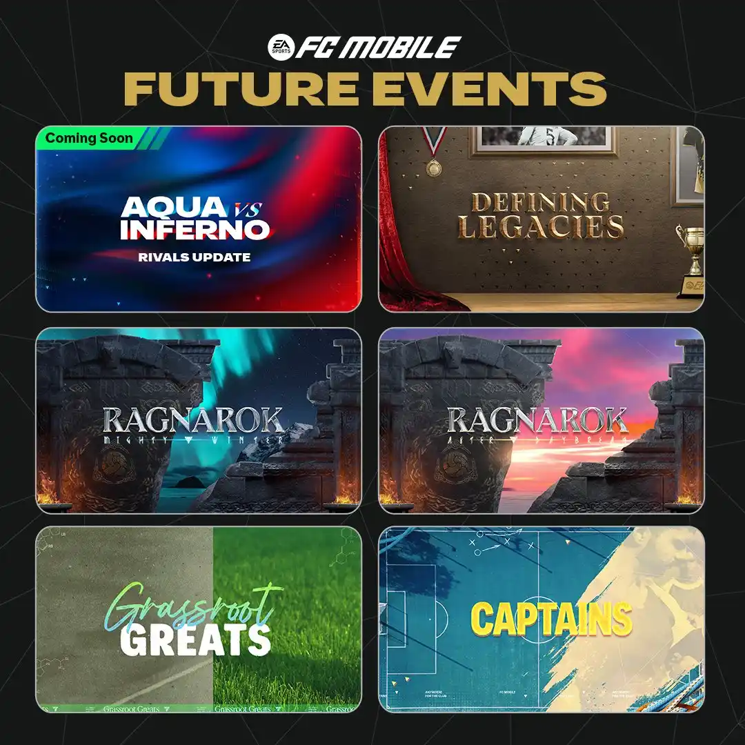 Image from EA SPORTS FC MOBILE 🇮🇩: Tidak akan ada Reset Musim pada tahun 2025.   Teruslah membangun tim A...