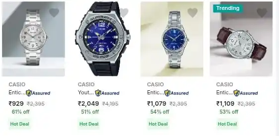 Image from DealGhar: Upto 80% Off On Branded Watches. Casio : https://fktr.in/3klYe5m Van ...