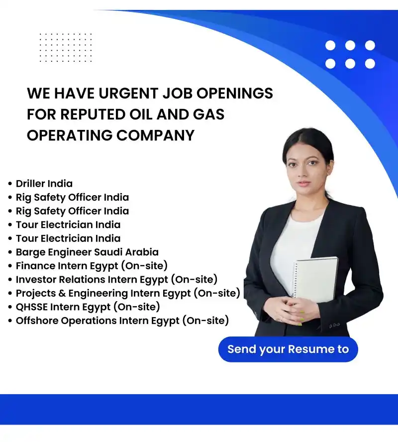 Image from Oil&Gas Drilling Jobs: We have Urgent Job Openings for Reputed Oil and Gas Operating Company ...