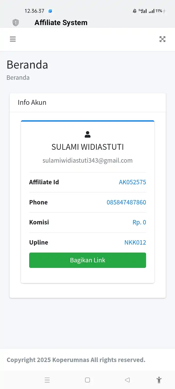 BEKAM SULAMI WIDIASTUTI post
