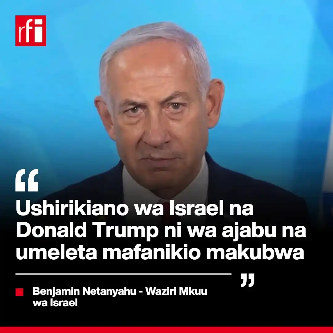 Image from RFI Kiswahili: Akizungumza kutoka katika hospitali iliyoharibiwa kusini mwa nchi hiyo...