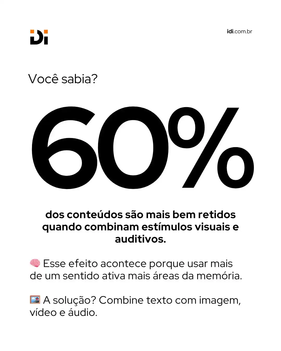 Image from Desenho Instrucional : 🎧🖼️ Aprendizagem não é só sobre o que você diz — é sobre como o cére...