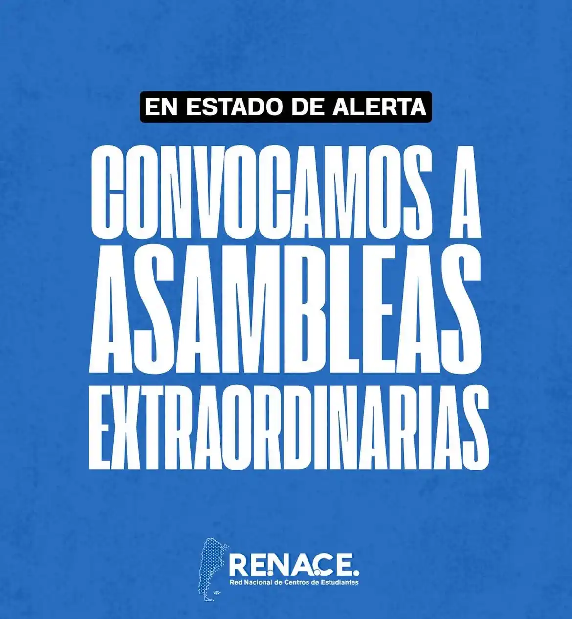 Image from Bruno Sports ©: *🚨 ATENCION*  La red nacional de centros de estudiantes convocó a un ...