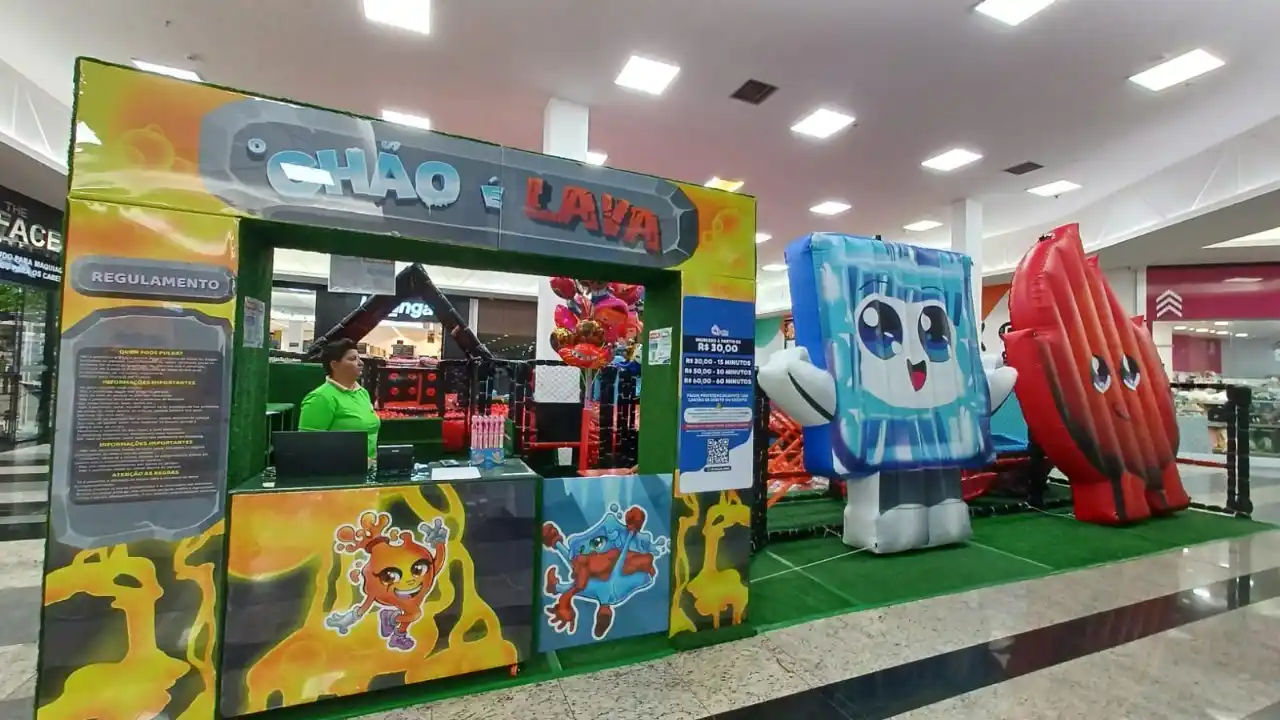 Image from 📲 Guia Limeira - Informações da nossa cidade: Atração “O Chão é Lava” é novidade no Pátio Limeira Shopping  Encare a...