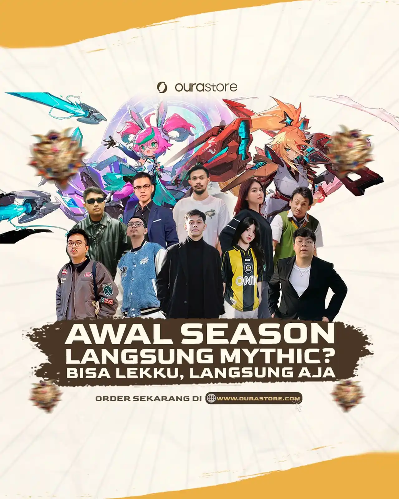 Image from OURA STORE OFFICIAL: Bisa diatur ituu lekkuu, penjoki kita readyy membawa kalian ke mythic ...